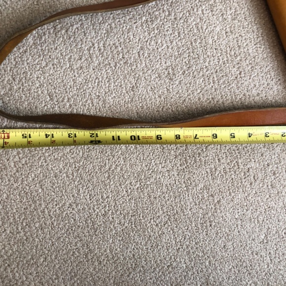 Vintage boho leather shoulder bag - Picture 9 of 11